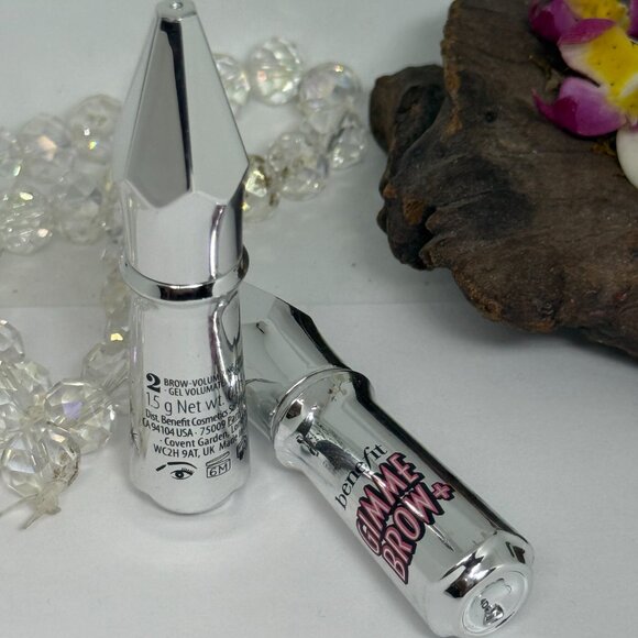 2x Benefit Gimme Brow+ Tinted Volumizing Fiber Gel - 2 Warm Golden Blonde - New - Picture 5 of 5